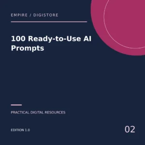 100 Ready-to-Use AI Prompts cover