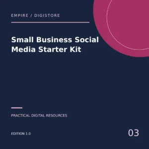 Small Business Social Media Starter Kit cover