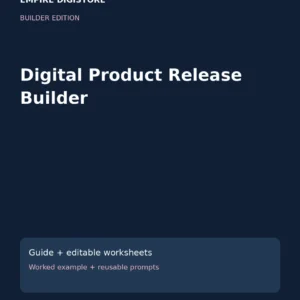 Digital Product Release Builder cover