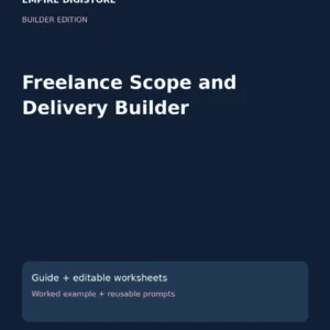 Freelance Scope and Delivery Builder cover