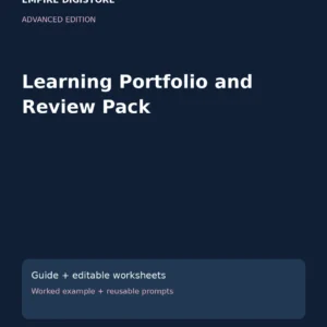 Learning Portfolio and Review Pack cover