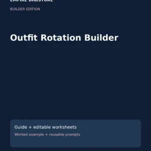 Outfit Rotation Builder cover