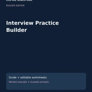 Interview Practice Builder cover