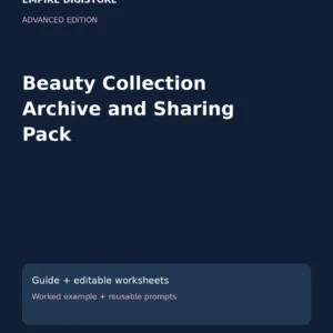 Beauty Collection Archive and Sharing Pack cover