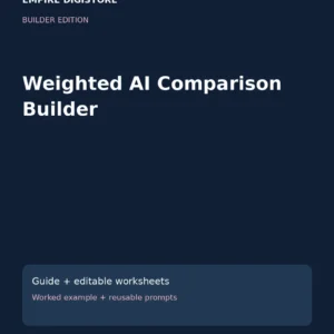 Weighted AI Comparison Builder cover