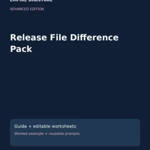 Release File Difference Pack cover