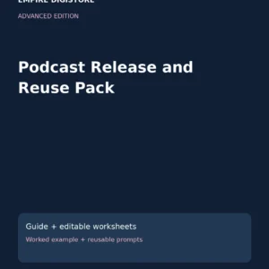 Podcast Release and Reuse Pack cover