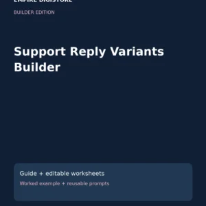 Support Reply Variants Builder cover