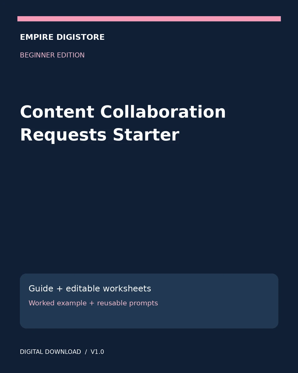 Content Collaboration Requests Starter cover