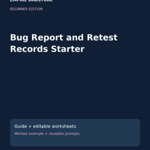 Bug Report and Retest Records Starter cover